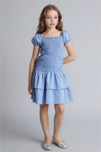 Kız Çocuk - Genç Kız Mavi Elbise Kız Çocuk