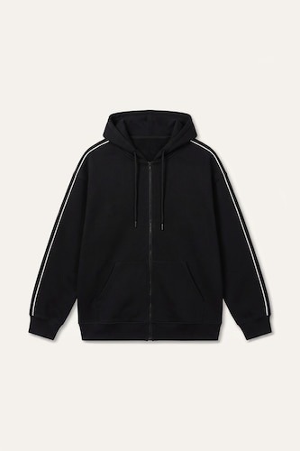 Мужчины Черный Кардиган Boxy Fit
