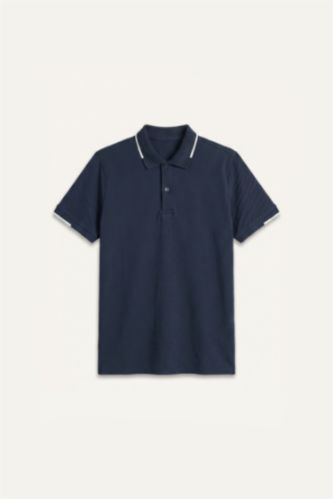 Erkek Lacivert Regular Fit Polo Tişört