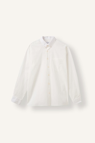 Men Ecru Regular Fit Cotton Long Sleeve Shirt