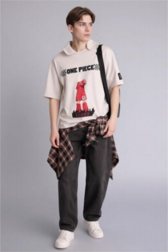 Erkek Kahve Baggy Fıt Pantolon