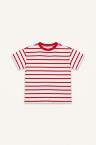 Baby Boys Red Regular Fit Short Sleeve T-Shirt