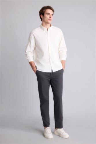 Мужчины Антрацит Брюки Regular Fit