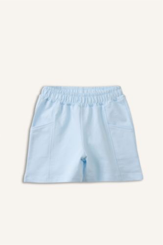 Kız Bebek Açık Mavi Kız Bebek Şort