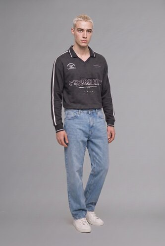 Ерлер Антрацит Boxy Fit свитшот