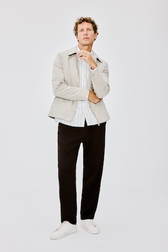 Men Brown Baggy Fit Trousers