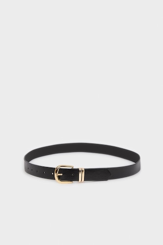 Woman Faux Leather Casual Belt