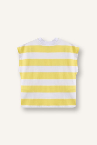 Baby Boy Oversize Fit Striped Tank Top