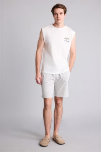 Man White 2 piece Set