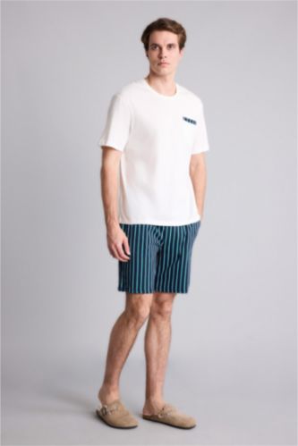 Men White 2 piece Set