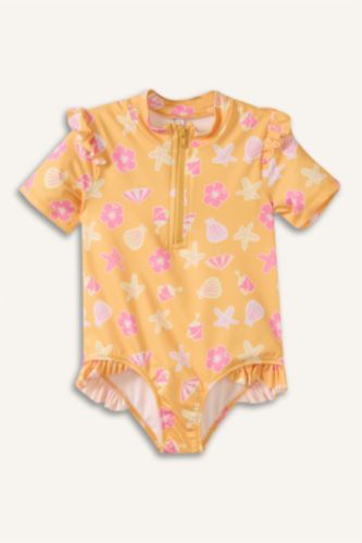 Kız Bebek Sarı Mayo Kız Bebek