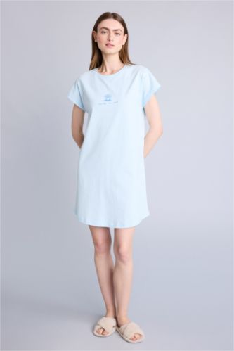 Kadın Açık Mavi Regular Fit Elbise