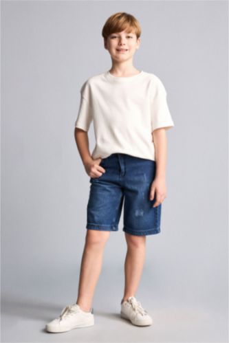 Young Boys - Teen Boys Blue Boy Regular Fit Shorts