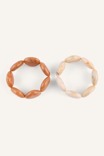 Woman 2-Pack Beaded Bracelets