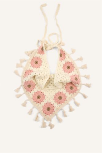 Women Pink Woman Flower Bandana