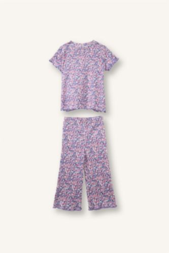 Kız Bebek Lila 2'Li Pijama Takım Kız Bebek