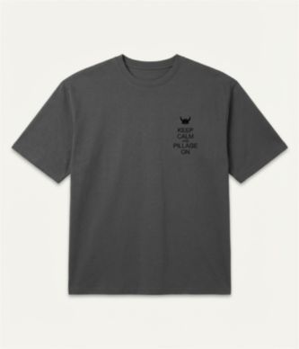 MAN Anthracite Boxy Fit Short Sleeve T-Shirt