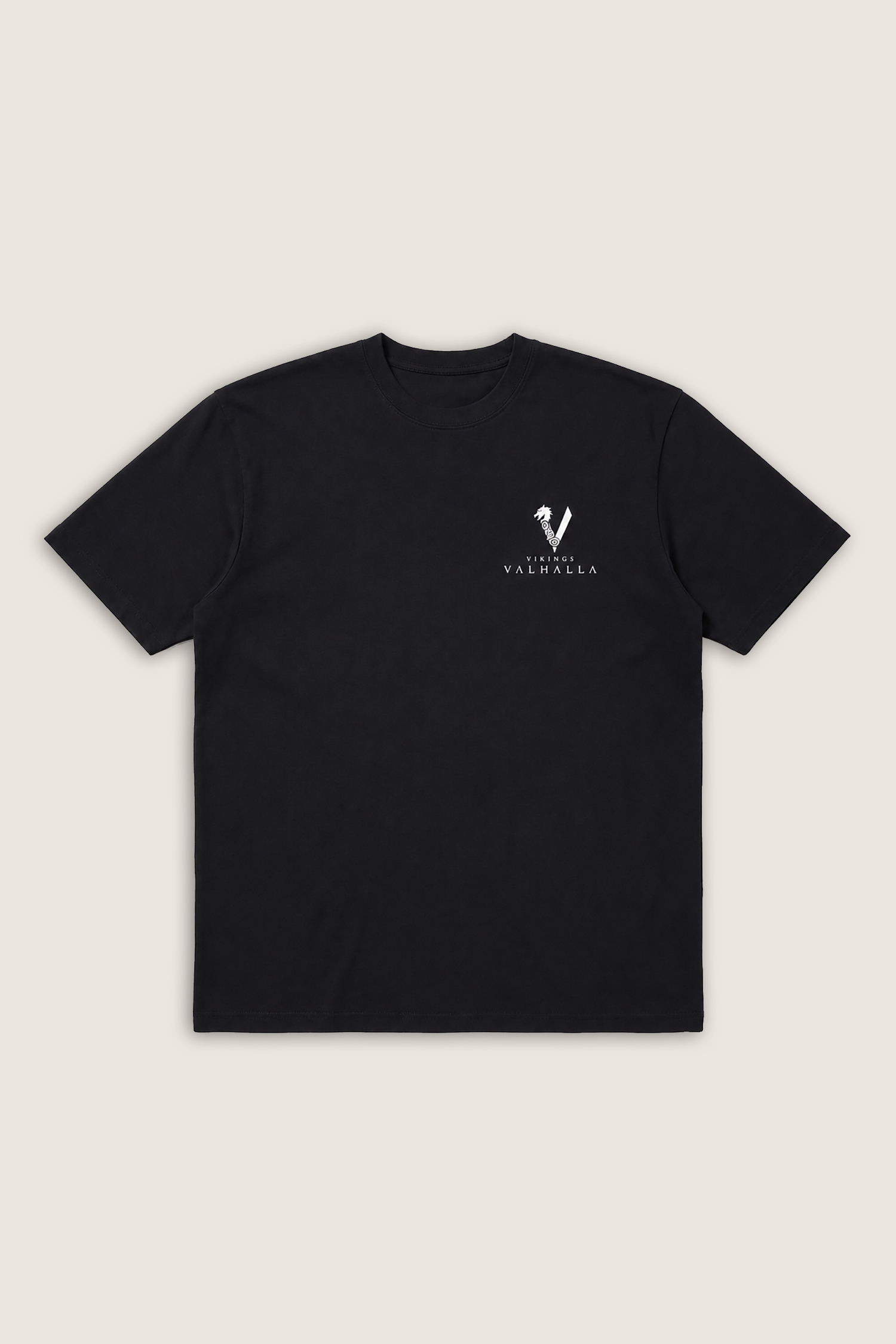 Мужчины Черный Футболка Boxy Fit