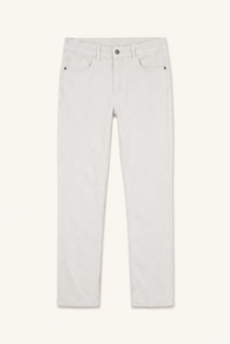 Erkek Ekru Tapered Fit Pantolon