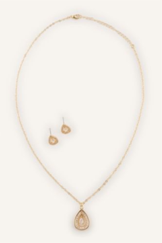Kadın Altın Kadın 2'li Takı Seti