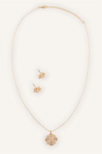 Kadın Altın Kadın 2'li Takı Seti