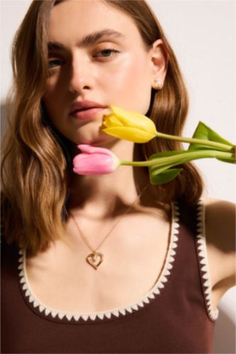 Kadın Altın Kadın 2'li Takı Seti