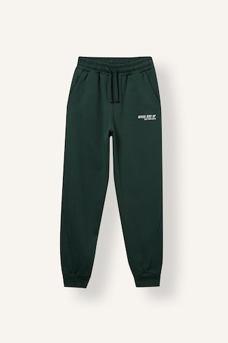 Oversize Fit Slogan Print Sweatpants