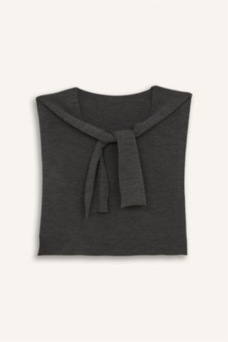 Erkek Antrasit Erkek Triko Atkı