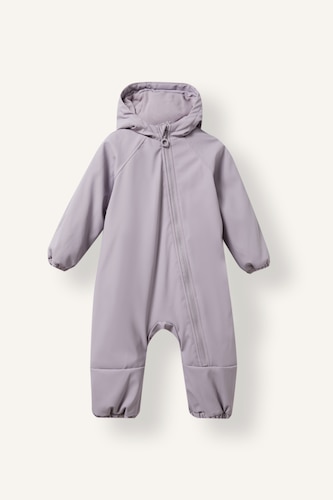 Baby Girls Lilac Baby Girl Hooded Puffer Jacket