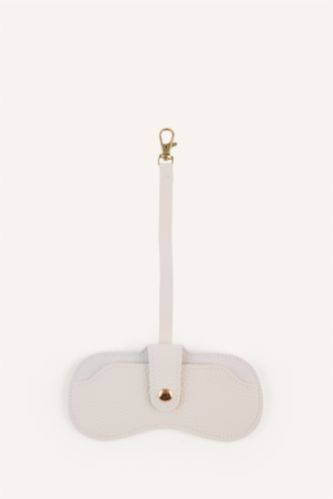 Women White Sunglasses Case