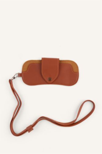 Women Camel Sunglasses Case