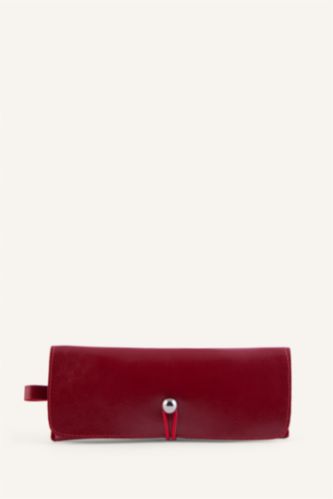 Women Red Sunglasses Case