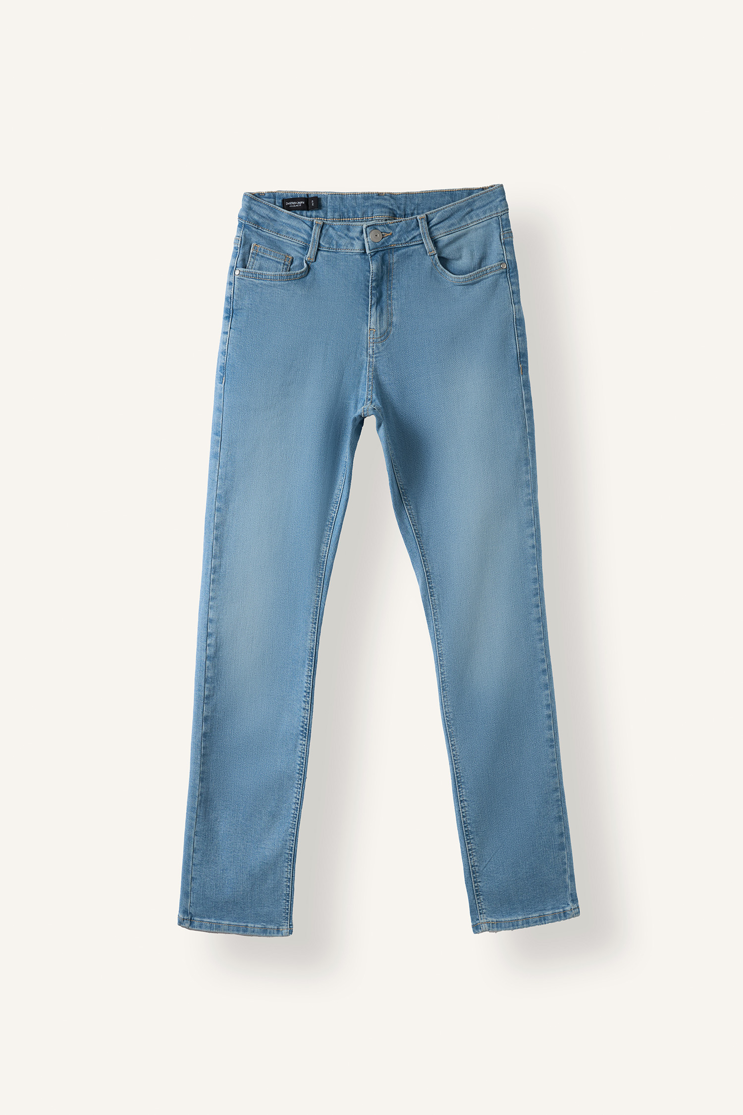 Men Light Blue Sergio Regular Fit Trousers