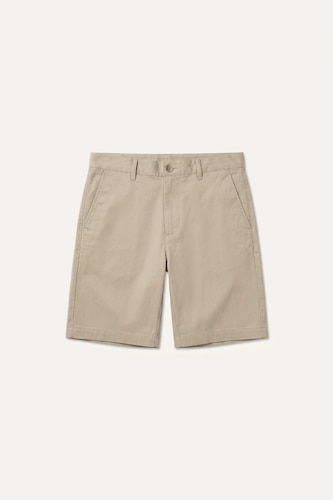 Regular Fit Beige Shorts