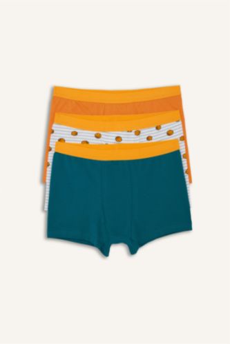 Boys & Teens White Boy 3 piece Printed Boxer