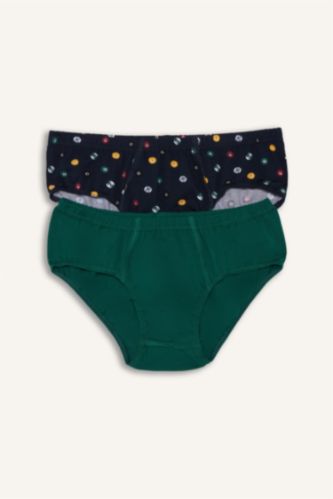 Boys & Teens NAVY Boy 2 piece Printed Slip Panty