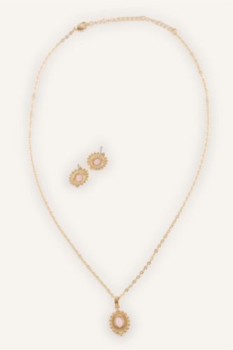 Kadın Altın Kadın 2'li Takı Seti