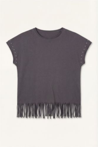 Young Girls - Teen Girls Anthracite Short Sleeve T-Shirt