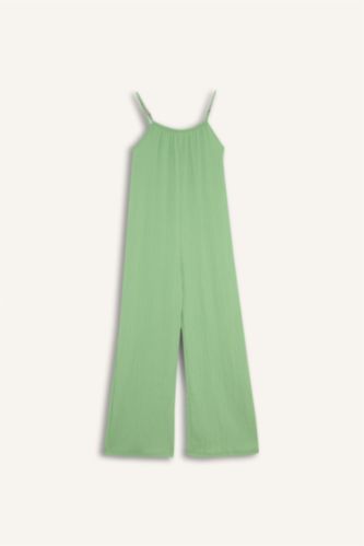 Kız Çocuk - Genç Kız Yeşil Tulum Kız Çocuk