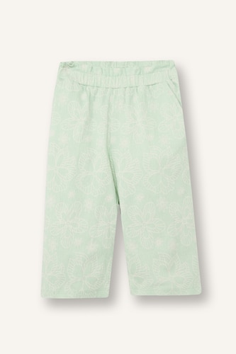 Paperbag Fit Floral Normal Waist Trousers