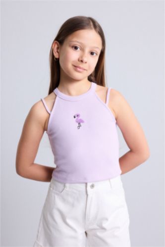 Young Girls - Teen Girls Lilac Girl Fruit Tank Top
