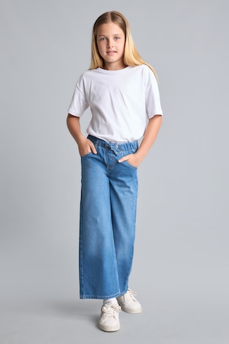 GIRLS & TEENS Light Blue Girl Wide Leg Jeans
