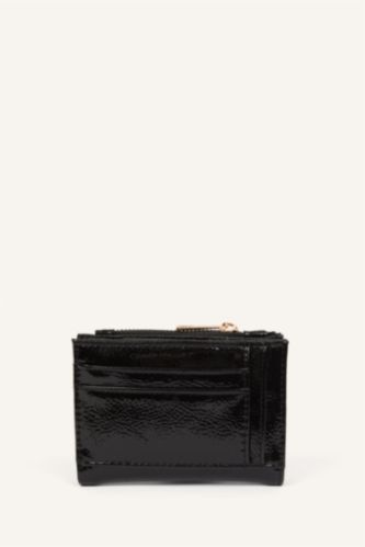 Kadın Siyah Suni Deri Cüzdan