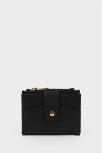 Kadın Siyah Kadın Suni Deri Cüzdan