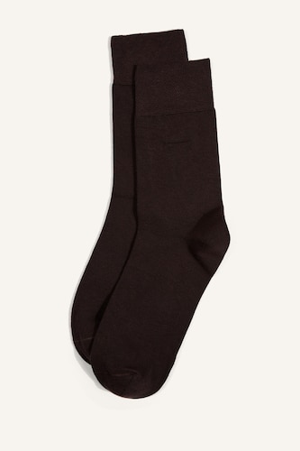 Man Seamless 2 Piece Cotton Long Socks