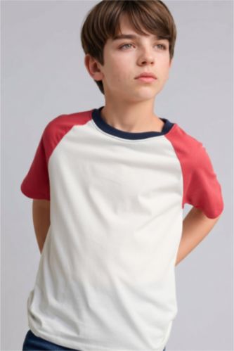 BOYS & TEENS Light Bordeaux Boy 100% Cotton T-Shirt