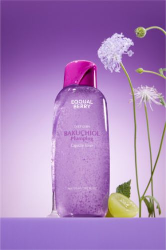 Kadın Koyu Pembe EQQUALBERRY Bakuchiol Plumping Capsule Toner 150 ml-Hyaluronik Asit,Madecassoside ve Seramid İçerikli Tonik