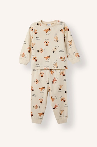 Ensemble Pyjama 100% coton avec imprimé pour bébé garçon
