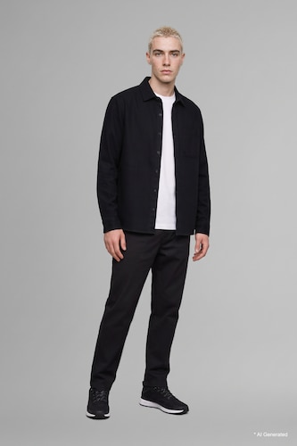 Regular Fit Woven Long Sleeve Shirt