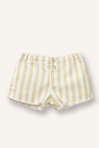 Kız Bebek Sarı Gabardin Şort Kız Bebek